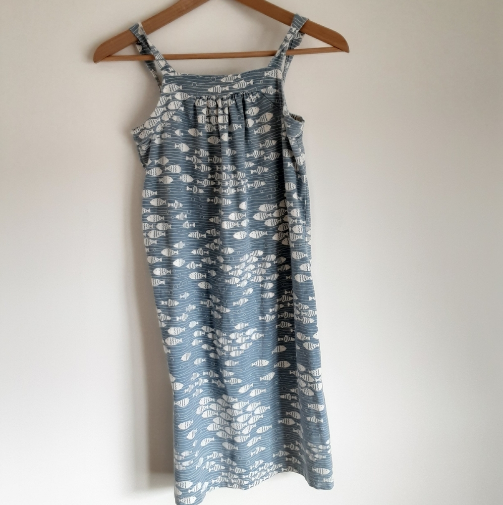 Fish print dress
